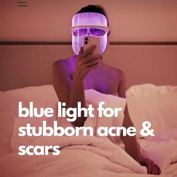 NIB LED Esthetics Mask & glo LED Skin Rejuvenation - Picture 3 of 8